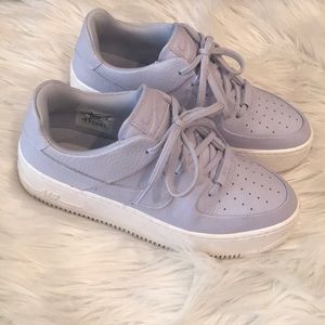 Platform Nike Airforce 1’s Lavender